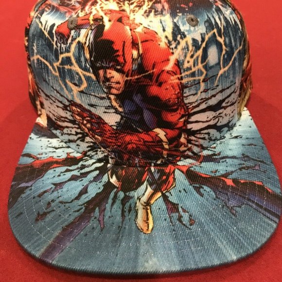 THE FLASH Sublimated Snapback Hat OSFM - Picture 1 of 8